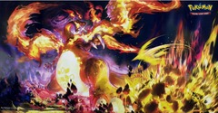 Pokemon Trading Card Game Sword & Shield Charizard Playmat